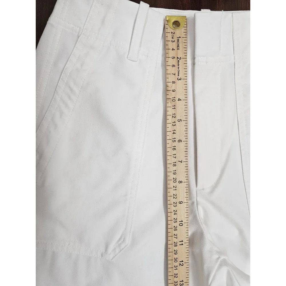Athleta Womens Size 6 White Performance Pants Stretch Athletic Travel Casual - Picture 6 of 8